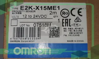 Omron E2K-X15ME1 Capacitive Proximity Sensor M30 15mm NPN NO 2M