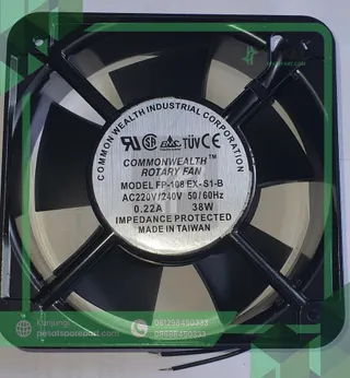 Fan CommonWealth FP-108EX-S1-B 220V/240V 50/60HZ 0.22A 38W