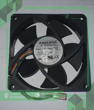 Fan Foxconn PVA080F12H, -P05-BE DC 12V 0.36A 4-wire 8020 8CM