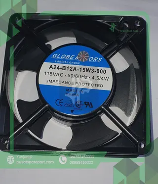 Kipas Globe Motors A24-B12A-15W3-000 115VAC 50/60HZ