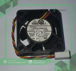 Fan NMB 1608KL-04W-B79 DC 12V 0.25A Kipas 3 kabel 4020 4CM
