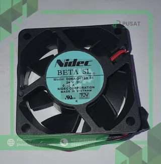 Fan NIDEC D06A-24TS5 05 DC24V 0.10A 2 PIN 6025 6CM