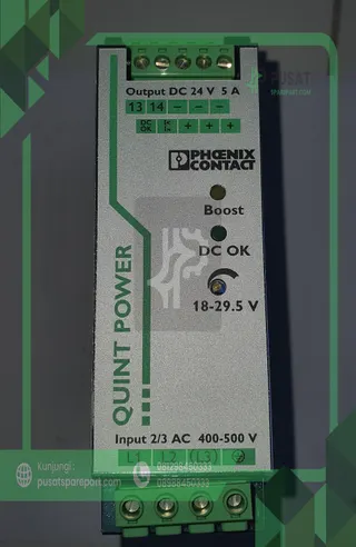 Power supply phoenix QUINT-PS/3AC/24DC/5 Input 3phase 400-500v 50/60hz