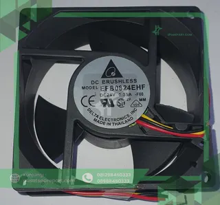 Fan Delta EFB0824EHF 24V 0.35A  DC24V 0.35A 8032 3 wire