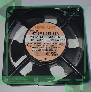 Fan NMB-MAT 4715MS-23T-B5A  230VAC 15/14W 50/60Hz 1Phase 12038 120x120x38mm