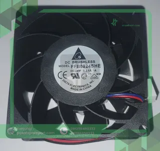 Fan Delta FFB0824SHE DC 24V 0.51A 8038 8CM