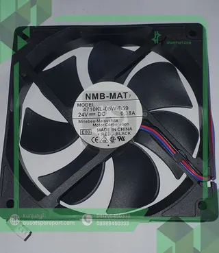 Fan NMB 4710KL-05W-B59 24VDC 0.38A 12025 12CM