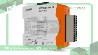Kunbus PR100197 Digital IO Module, 14 Input and Output, 24 VDC, IP20, Revolution Pi Series
