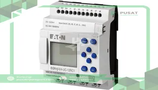 Eaton - Cutler Hammer EASY-E4-UC-12RC1 Base Unit, Relay w/ Display-Keypad, 12/24 VDC, 24AC, NPLC, Screw, easyE4 Series