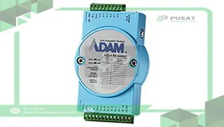 Advantech ADAM-6060-D1 6 Relay Output/6 DI Module, Ethernet, Modbus/TCP, 12-24VDC, ADAM-6000 Series