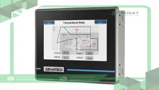 Advantech WOP-204K-NAE HMI Display, 4.3 in LCD, 3 x Serial, Ethernet, 2 x USB, 64 MB, WOP-200K Series