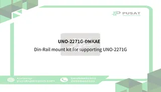 Advantech UNO-2271G-DMKAE Intelligent Gateway, Accessories, DIN-rail Mounting Kit, Model UNO-2271G