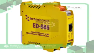 Brainboxes ED-588 I/O Module;Industrial;Ethernet To DIO, Ethernet 16 DI + 8 DO;DIN Rail;ED Series