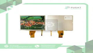 AZ Displays / RS PRO ATM0700D6J-T 7in TFT LCD Display, 800 x 480, 800 nits, RGB, 50 pin, w/ Resistive TP