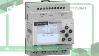 Crouzet MXD12RD7ET PLC With Display, 8 DI 4 RO, 12-24 VDC, Millenium Series