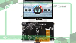 Newhaven Display International NHD-7.0-HDMI-N-RSXV-CTU TFT Display,Module,HDMI Interface,7inch Screen,800x480 Pixels,Capacitive