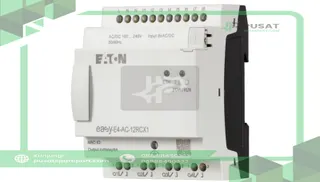 Eaton - Cutler Hammer EASY-E4-AC-12RCX1 Relay Base Unit, NPLC, 100-240 VAC/VDC, Screw, easyE4 Series