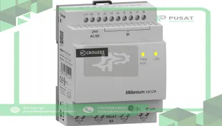 Crouzet MXB12RU1ET PLC Without Display, 8 DI 4 RO, 24 VDC, Millenium Series