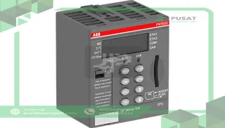 ABB Drives PM5650-2ETH Processor Module, 80MB Memory, 2x Ethernet RS232/485, Display
