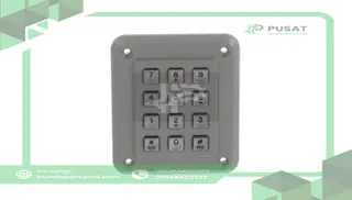 Storm Interface 1K120103 Keypad;Anti-Vandal;12Key;Calculator;Chromed Die-Cast Zinc;IP65;Permanent Legends