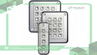 Storm Interface 1K042103 Keypad;Anti-Vandal;4 Key;F1-F4 Key;Chromed Die-Cast Zinc;IP65;Permanent Legends