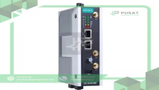 Moxa UC-8112-ME-T-LX Arm-based wireless-enabled DIN-rail industrial computer with wide operating tem