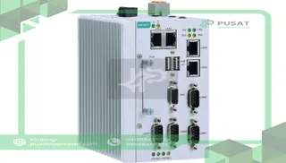 Moxa MC-1122-E4-TPM-T-US X86 Embedded Computer,Intel Atom E3845,4GB RAM,Mini PCIe,12 to 36VDC,-40 to 70C