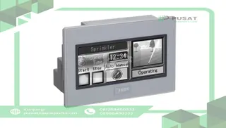 IDEC Corporation FT1A-M14KA-W PLC/Touch HMI,24VDC,3.7 STN Mnchrm,14 I/O,Source In,Trnsistr Sink Out,Gray Bezel