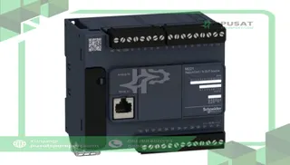 Schneider Electric TM221C24T Controller, Logic, 24 I/O, 24 VDC Supply, Transistor PNP Output, Modicon M221