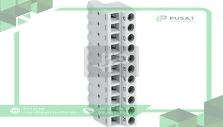 ABB Drives TA564-11 500?eCo Terminal Block, Screw Front & Cable Front, 11?Pole