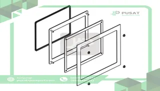 Schneider Electric HMIZPAT7W1 Panel cutout adapter, Harmony P6/FP6, to mount 15-inch wide display Module