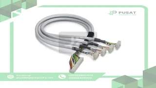 Phoenix Contact 2296692 Cable Set; Round; For Connection to VARIOFACE system; 50 Pos Socket Strip; 1M