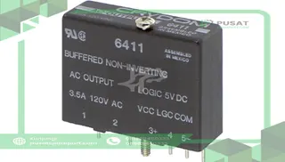Sensata - Crydom 6411 Module, Buffered AC Output, 5 VDC, 75 uA (Sink) @ 0.8 V, 5 mA (Max.) Off-State