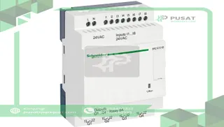 Schneider Electric SR2E121B compact smart relay, Zelio Logic SR2 SR3, 12 IO, 24V AC, clock, no display
