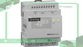 Crouzet MXB12RD7ET PLC Without Display, 8 DI 4 RO, 12-24 VDC, Millenium Series