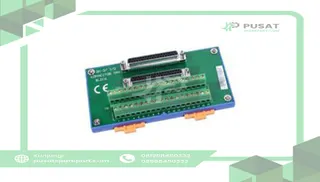 ICP DN-37 I/O Connector Block with DIN-Rail Mounting and 37-Pin D-Sub Connector