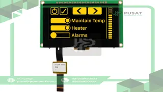 Newhaven Display International NHD-2.7-12864WDY3-CTP Graphic OLED Capacitive Touch, 2.7in, 128 x 64 pixels, 82 x 47.5 x 7.2, Yellow