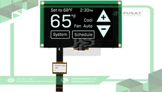 Newhaven Display International NHD-2.7-12864WDW3M-CTP Graphic OLED, 2.7 in White, Capacitive Touch, 128 x 64 pixels, Molex Connector