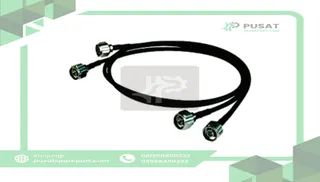 Hirschmann BAT-CLB-2-N M-F Cable, Low Signal Loss, 2 Meter, N Male - N Female, 943903514