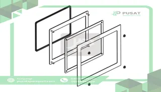 Schneider Electric HMIZPAT5W1 Panel cutout adapter, Harmony P6, to mounting 10-inch Wide Display Module