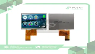 Newhaven Display International NHD-4.3-480272EF-ASXN#-T Industrial Monitor, Resistive LCD, 4.3 in, 480x272, Sunlight Read, NHD Series