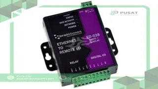 Brainboxes ED-038 I/O Module;Industrial;Ethernet to 3x Relay + 3 Digital Inputs;DIN-Rail;ED Series
