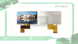 AZ Displays / RS PRO ATM0430D12B-T 4.3in TFT LCD Display,480 x 272, 640 nits, RGB, 40 pin, w/ Resistive TP