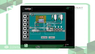 Red Lion Controls G308A230 HMI 8.4" Touchscreen & Pushbutton 32K Color 640x480 Pixels 24VDC G3 Series