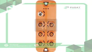 ifm efector AL2340 IO-Link input module, 6 x M12, 12 PNP in, IP67, IO hub