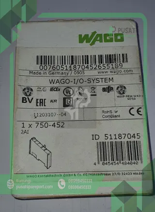 WAGO I/O System 750-452 2Channel Analog Input Module