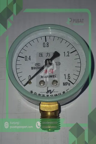 Y-60 pengukur tekanan biasa pengukur 2.5 MP