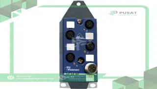 Bihl+Wiedemann BWU3457 AS-i Digital Input Module, IP67, M12, 4I