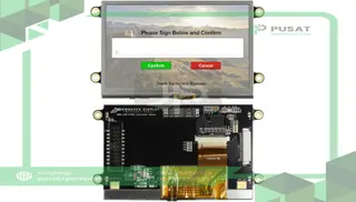 Newhaven Display International NHD-4.3-480272FT-CSXN-T HDMI TFT Module, 4.3in, Sunlight Readable, Touch, EVE2 Series