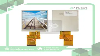 AZ Displays / RS PRO ATM0350D2-T 3.5in TFT LCD Display, 320 x 240, 400 nits, RGB, 54 pin, w/ Resistive TP